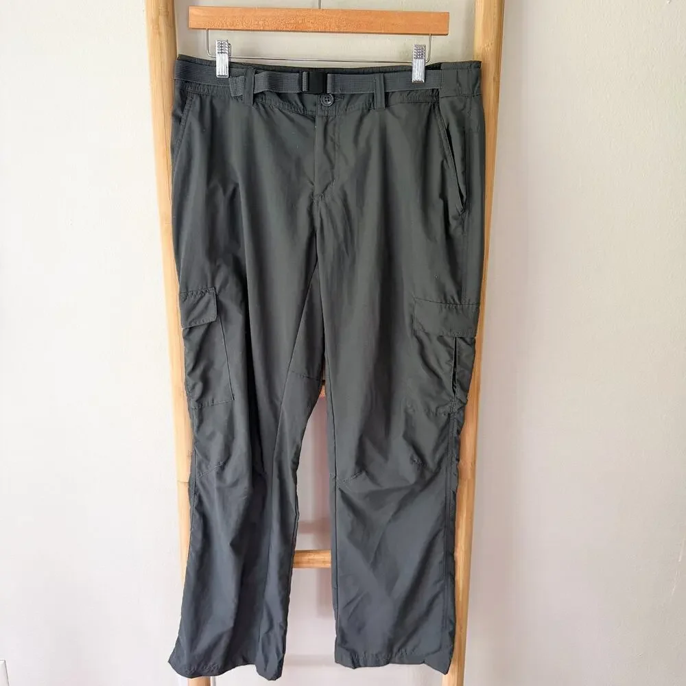 Columbia Omni-Shield Cargo Hiking Pants Gray Women’s 12 Short Outdoor